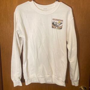 White Yellowstone sweatshirt